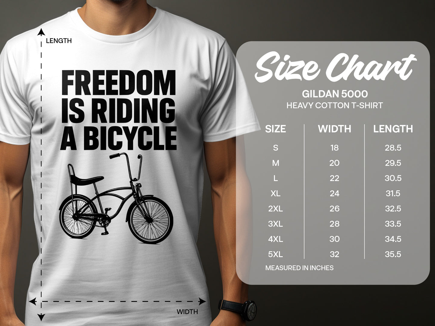 Freedom is Riding a Bicycle T-Shirt product type