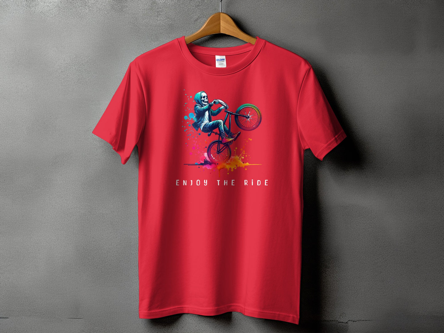 Enjoy The Ride Bicycle Trick Design Shirt product