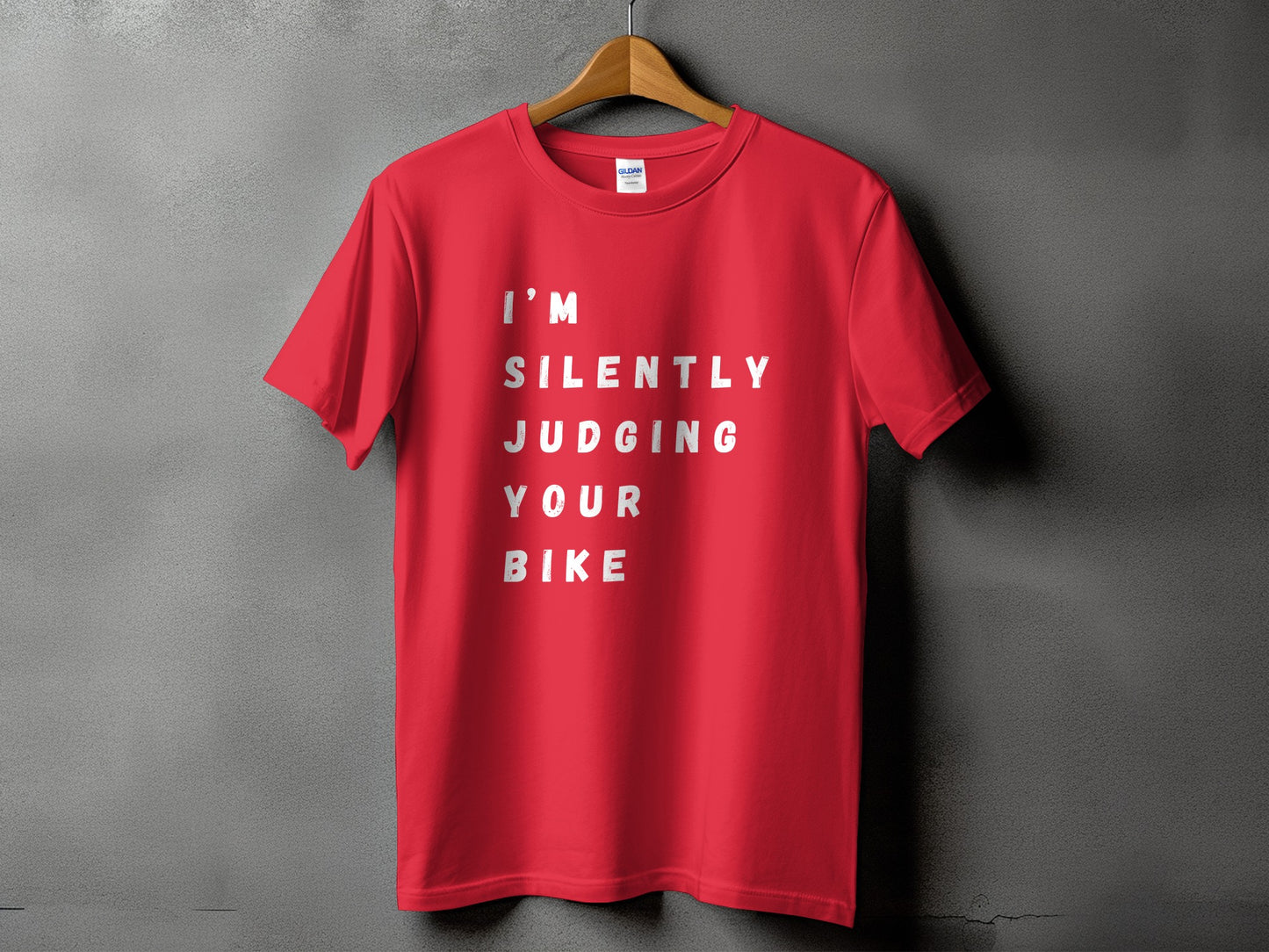 I'm Silently Judging Your Bike T-shirt product type