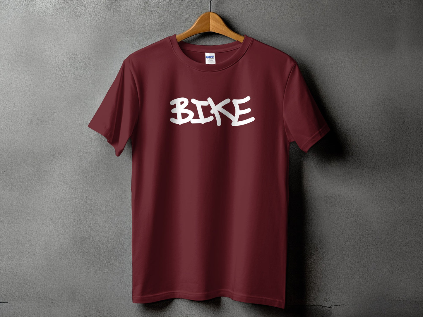 Bold BIKE Graphic Design Casual T-Shirt product