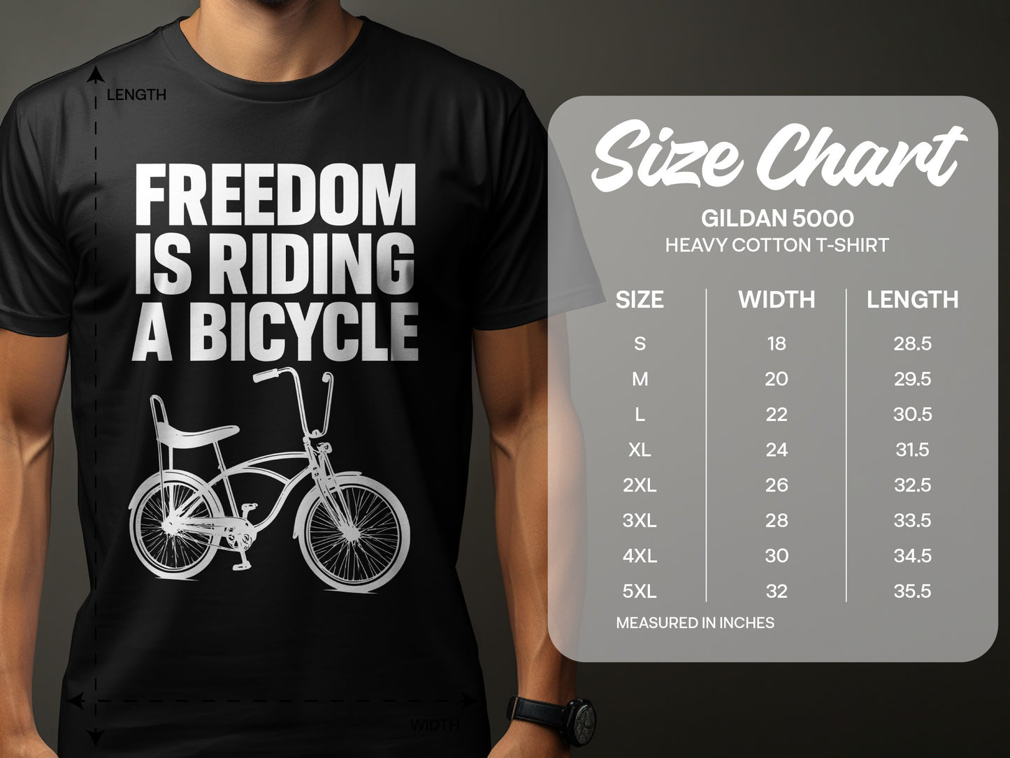 Freedom Is Riding A Bicycle Graphic T-shirt product