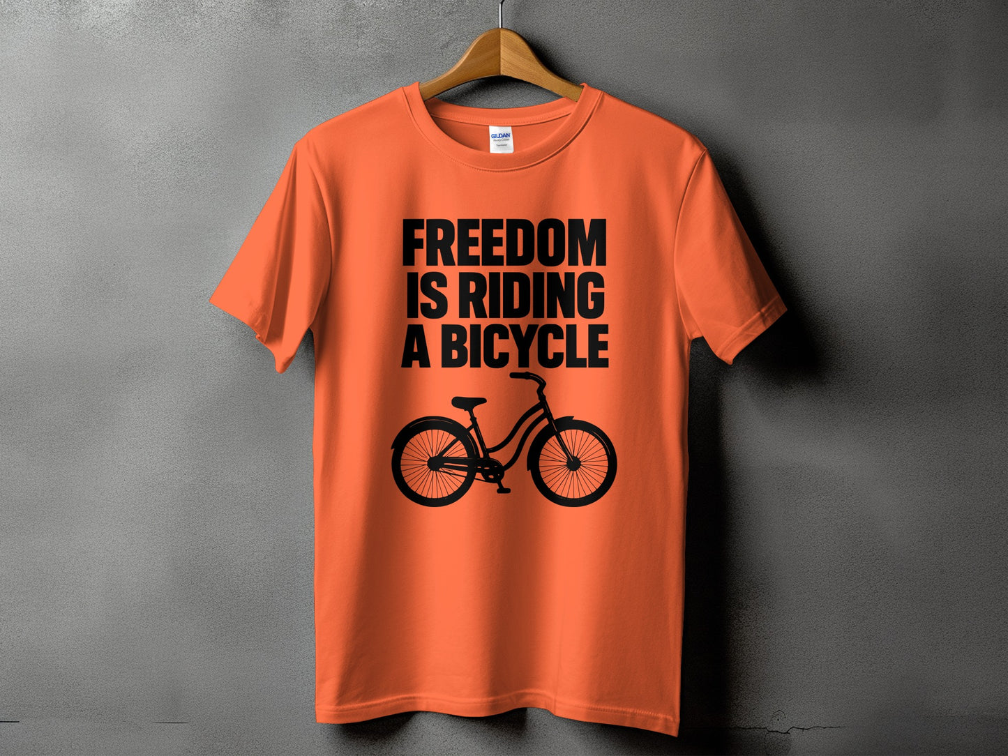 Freedom Is Riding A Bicycle Graphic T-Shirt product