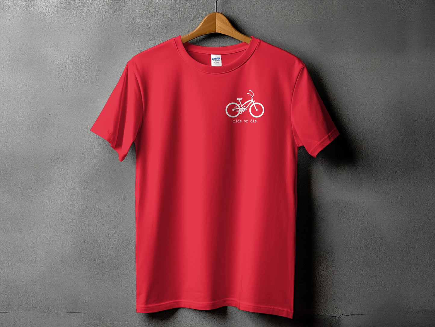 Ride or Die Bicycle Graphic Print T-shirt product type