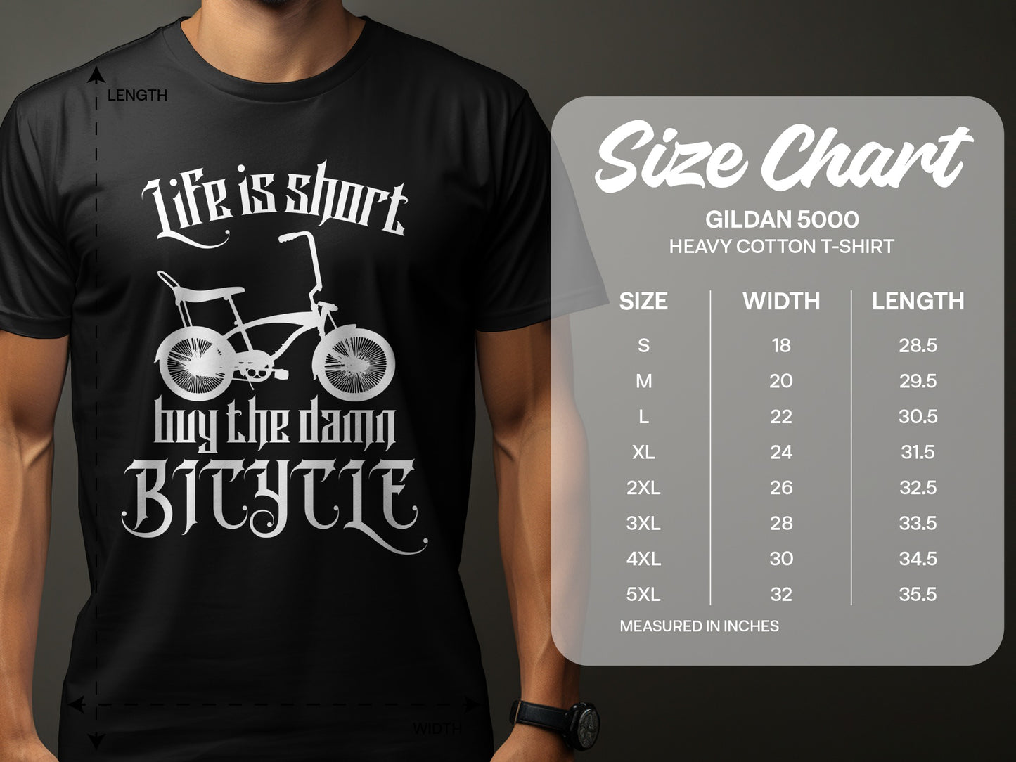 Life is Short Buy the Damn Bicycle T-shirt product