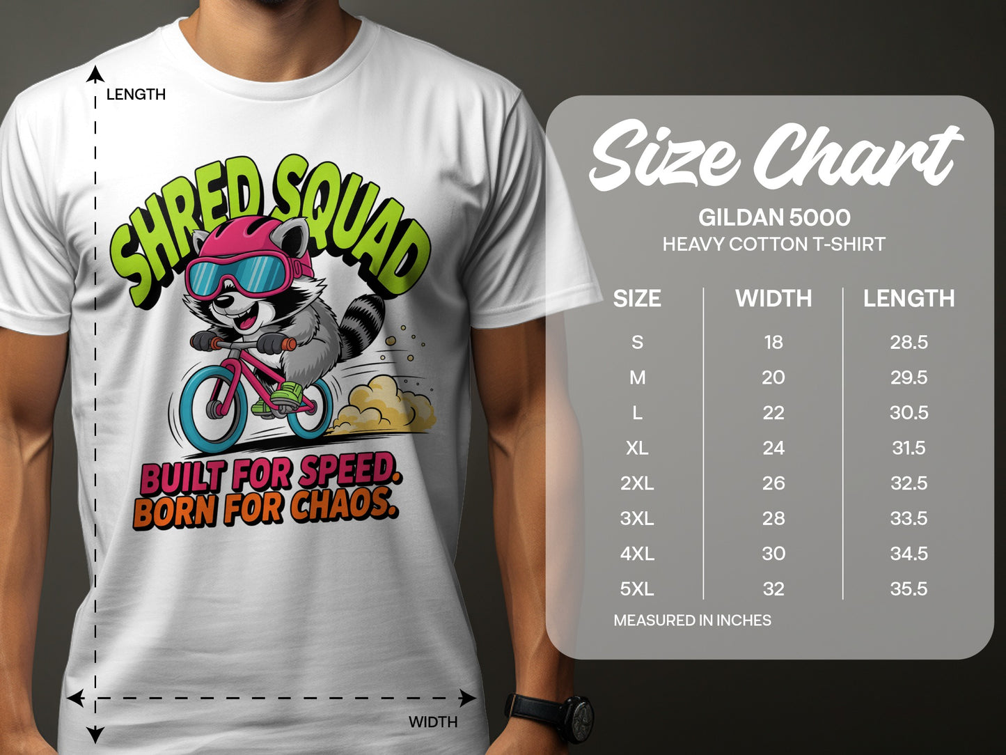 Shred Squad Built for Speed Born for Chaos T-Shirt product