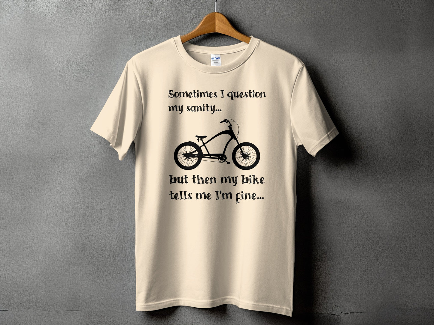 Sometimes I Question My Sanity Bike T-shirt product type