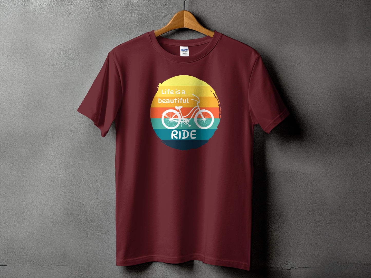 Life is a Beautiful Ride Graphic T-shirt product type