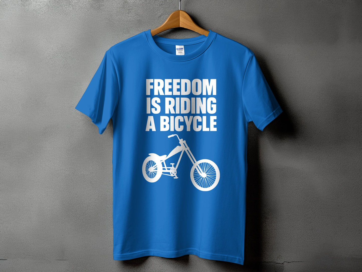 Freedom is Riding a Bicycle Graphic T-Shirt product