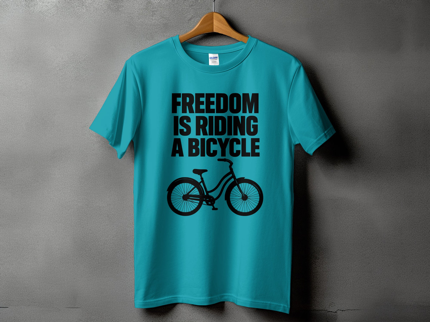 Freedom Is Riding A Bicycle Graphic T-Shirt product