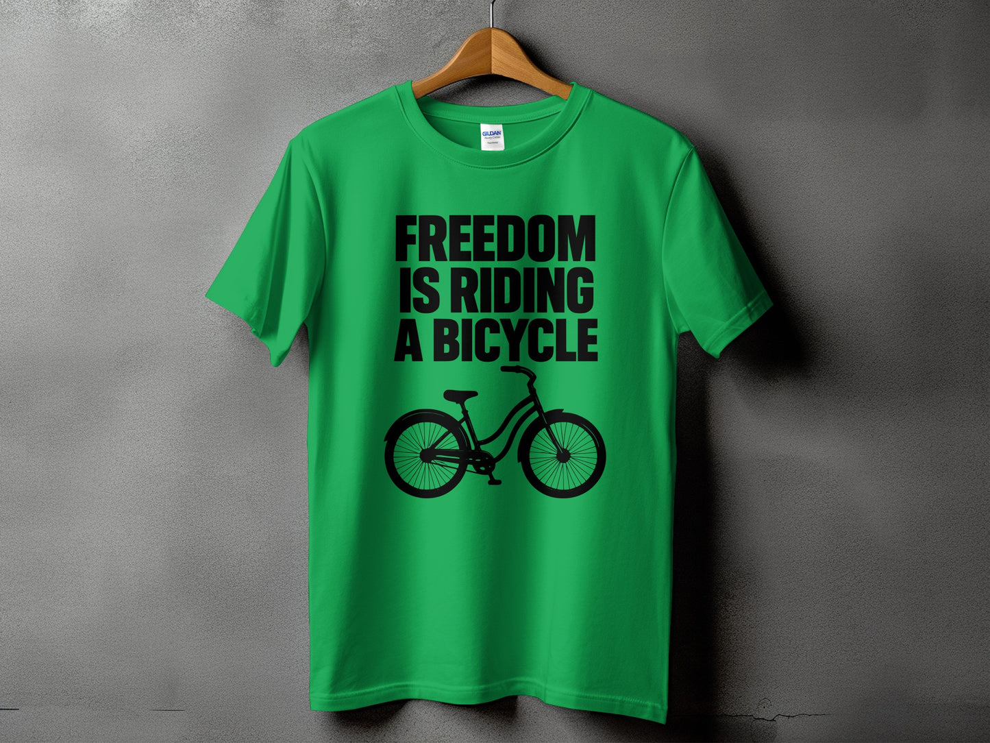 Freedom is Riding a Bicycle Graphic T-Shirt product