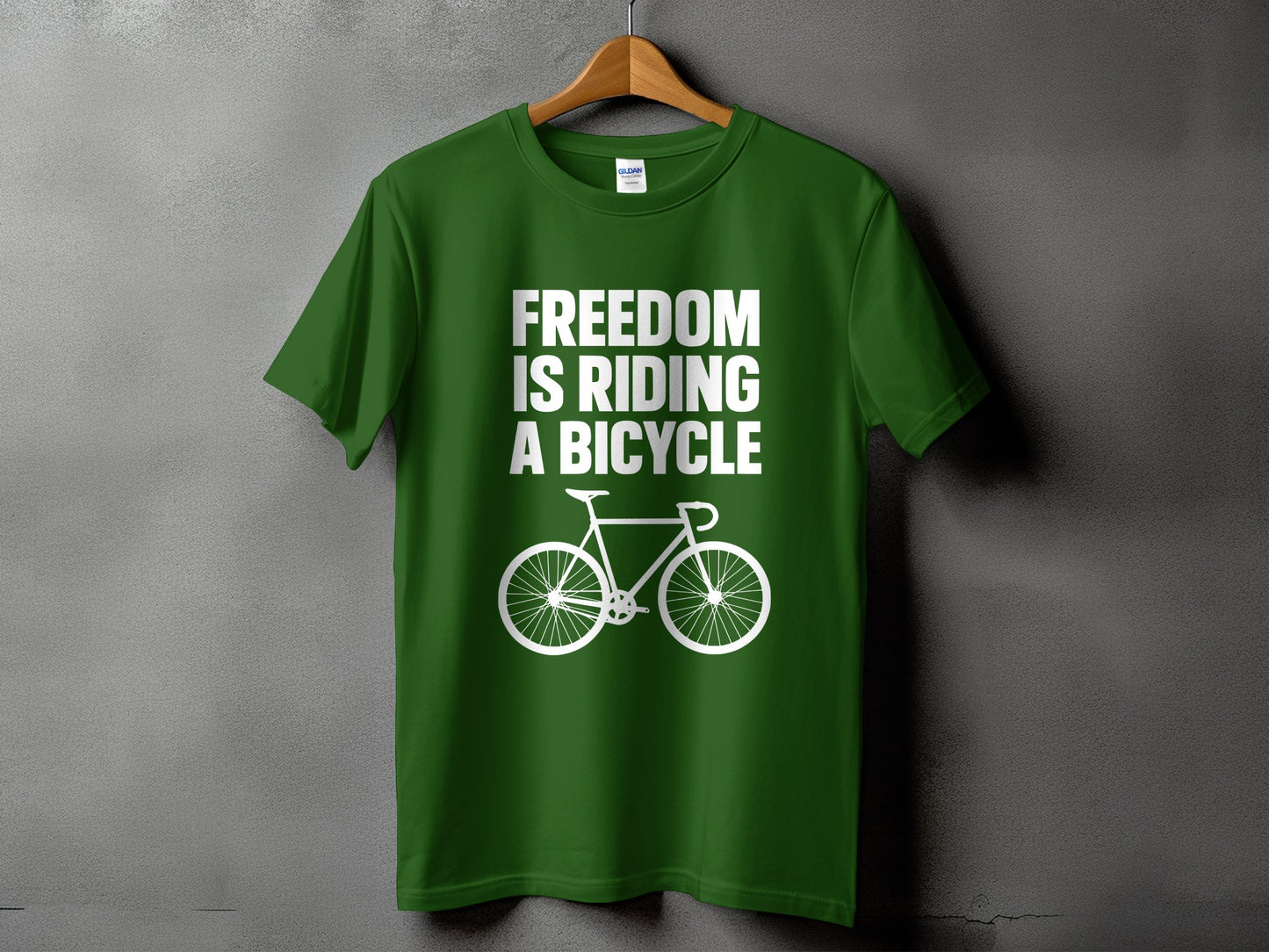 Freedom Is Riding A Bicycle Graphic T-Shirt product