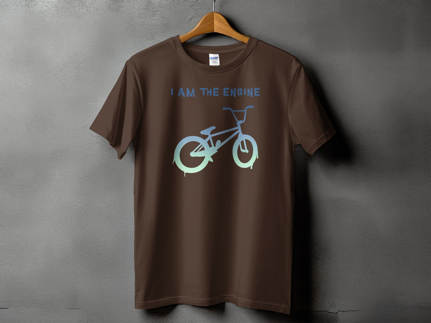 I Am The Engine Bike Print Graphic TShirt product type