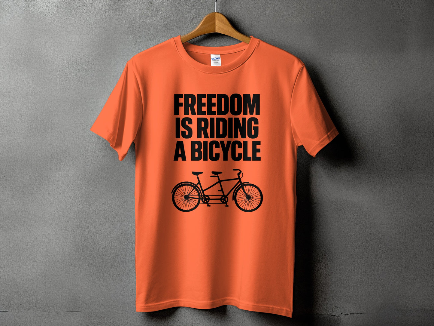 Freedom Is Riding A Bicycle T-shirt product