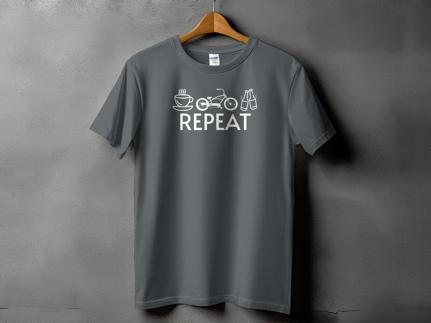 Coffee Bike Repeat Cycling Enthusiast T-shirt product type