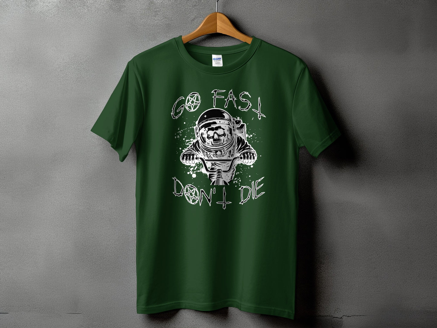 Go Fast Don't Die Astronaut Graphic T-Shirt product