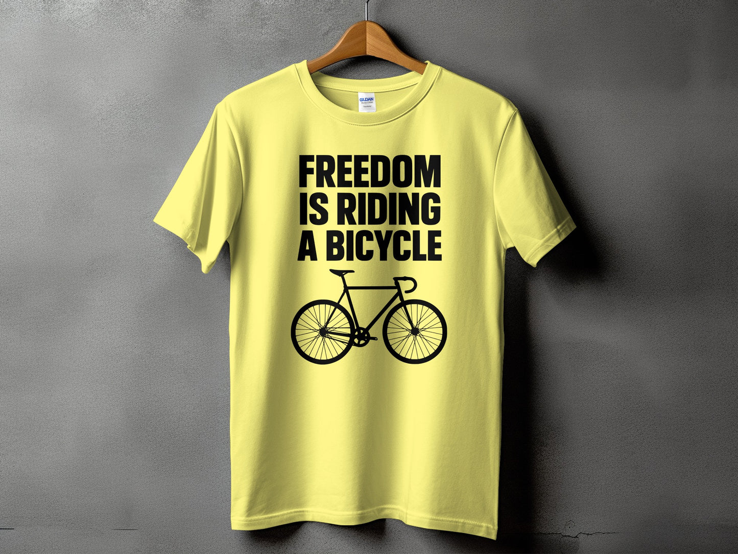 Freedom Is Riding a Bicycle T-shirt product type