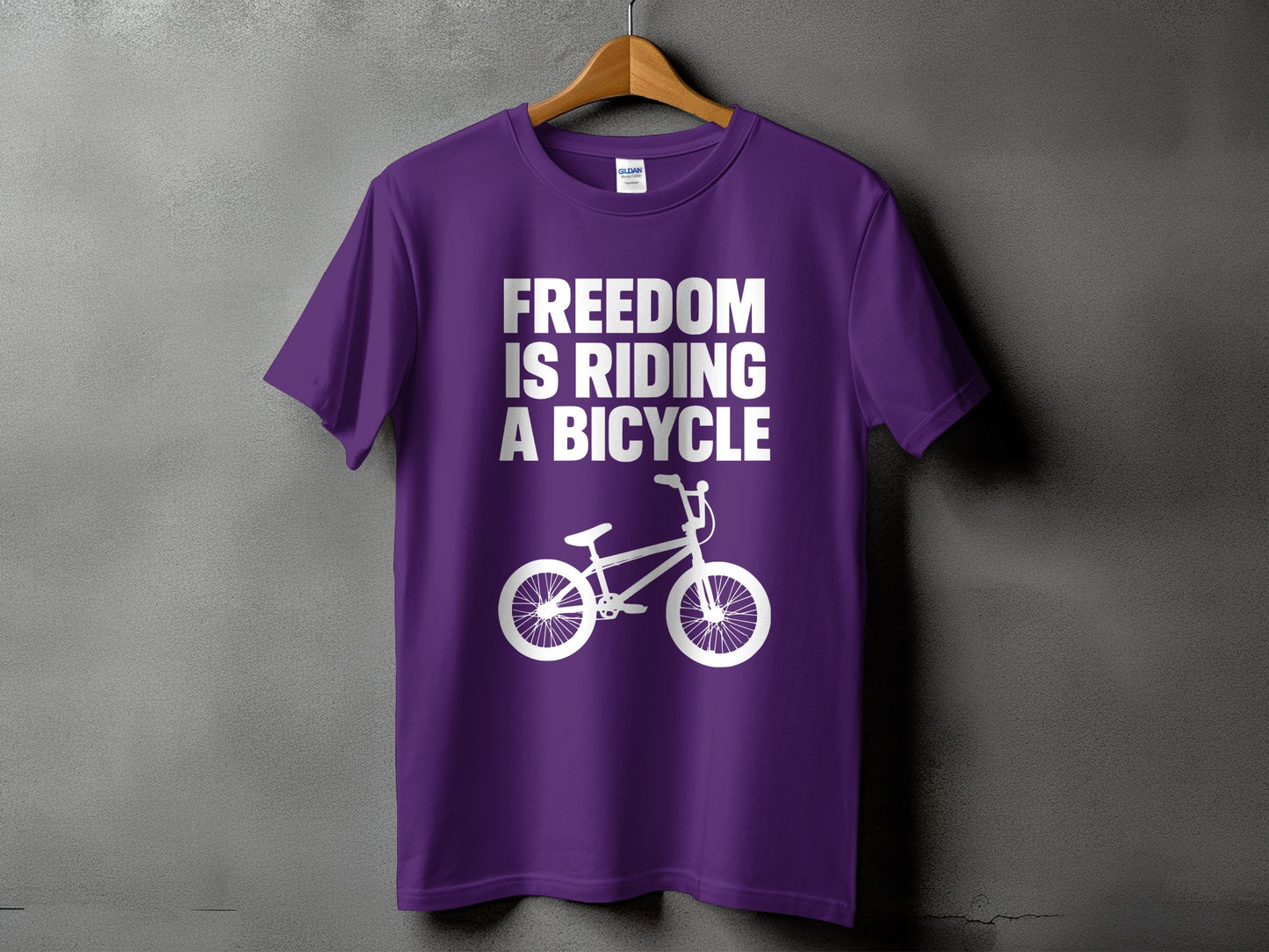 Freedom is Riding a Bicycle Graphic Tee product