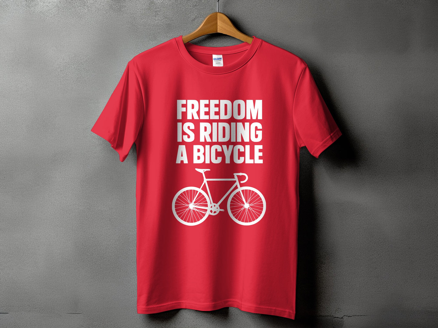 Freedom Is Riding A Bicycle T-shirt product type