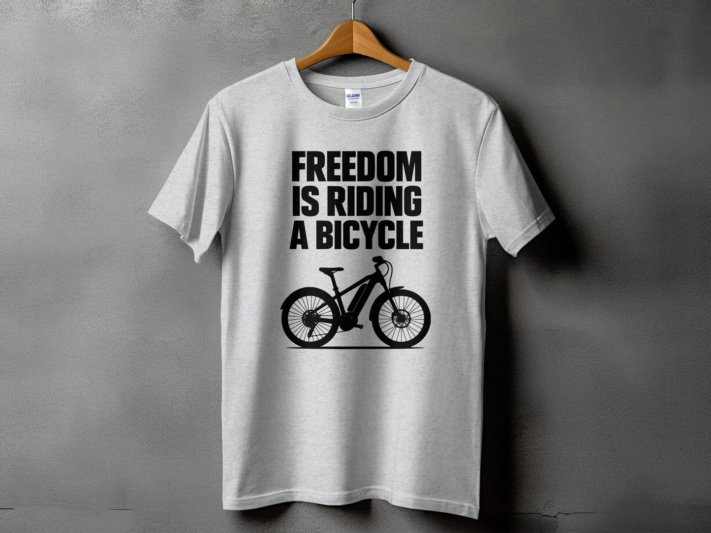 Freedom Is Riding a Bicycle Graphic T-Shirt product