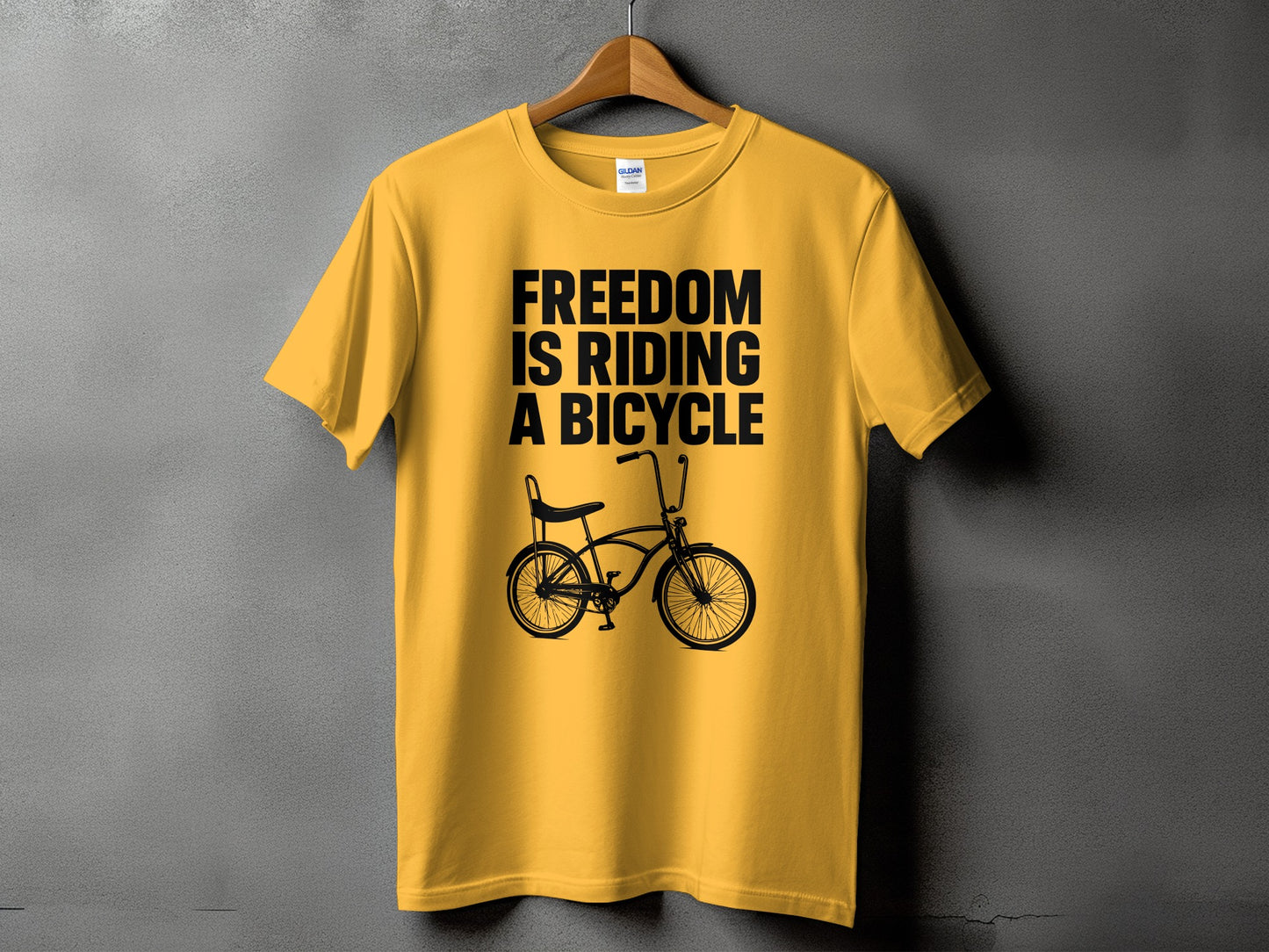 Freedom Is Riding A Bicycle T-Shirt product type