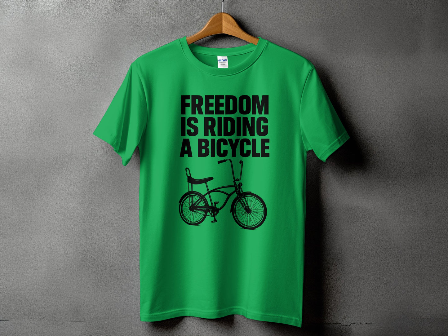 Freedom Is Riding a Bicycle Graphic T-Shirt product type