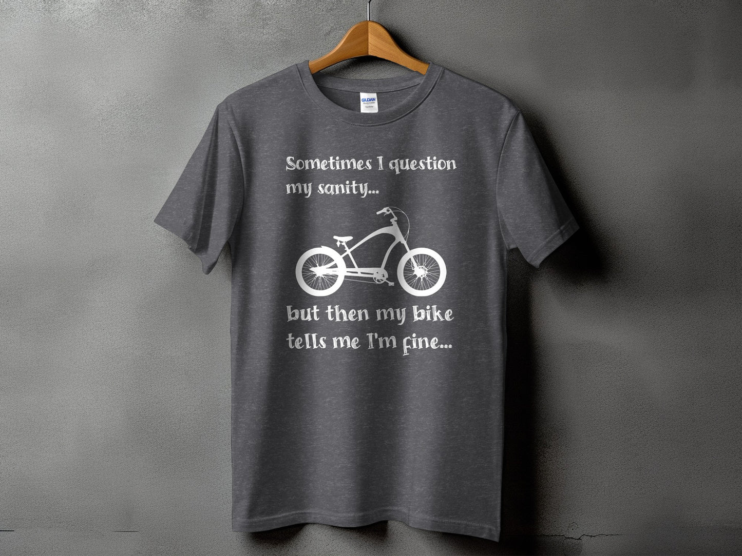 Sometimes I Question My Sanity Bike T-shirt product