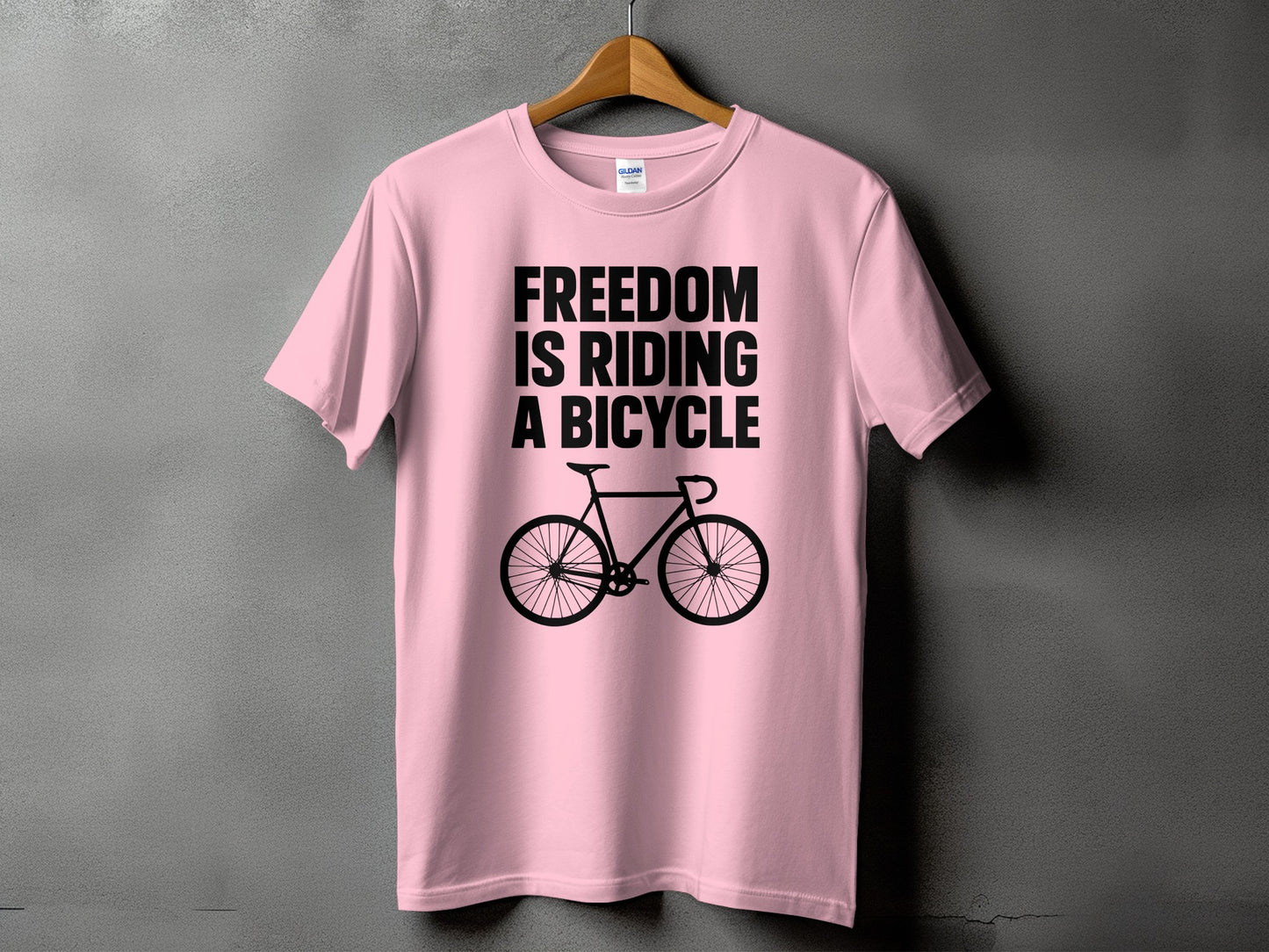 Freedom is Riding a Bicycle T-shirt product type