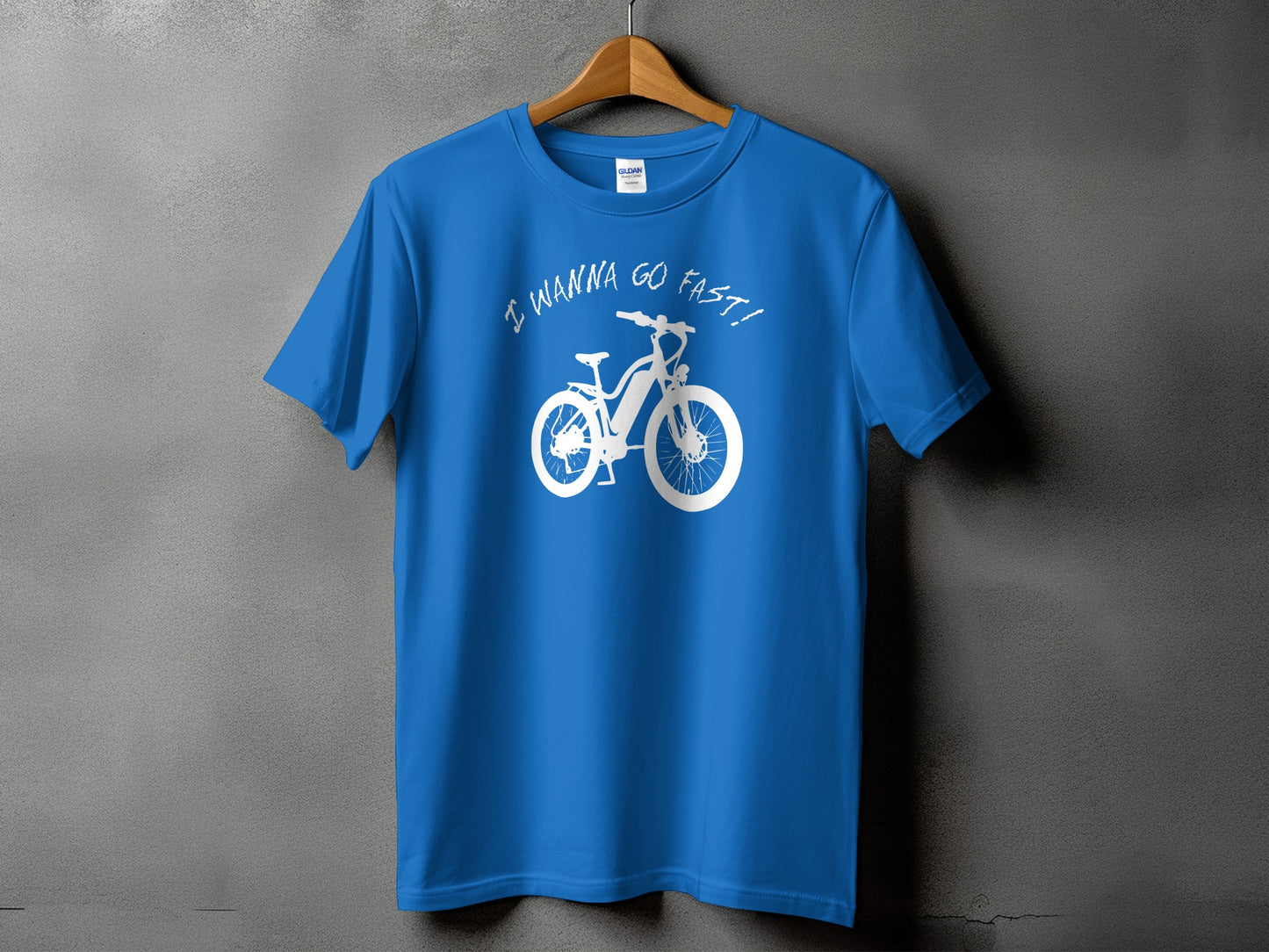I Wanna Go Fast Bike Graphic Print T-Shirt product type
