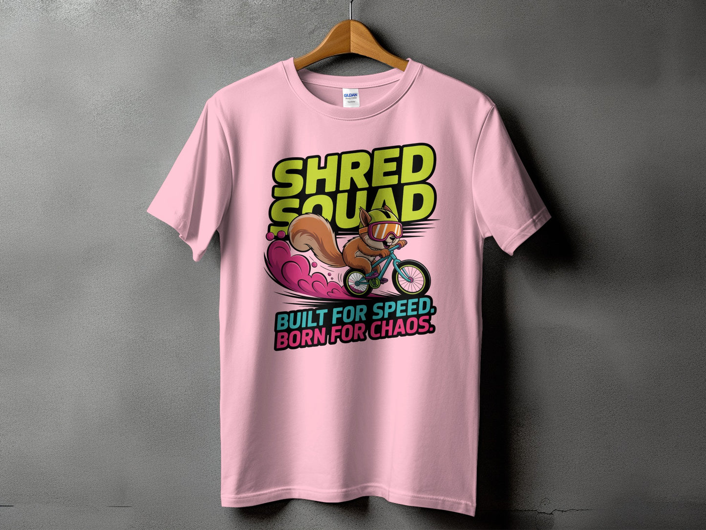 Shred Squad Built For Speed Born For Chaos t-shirt