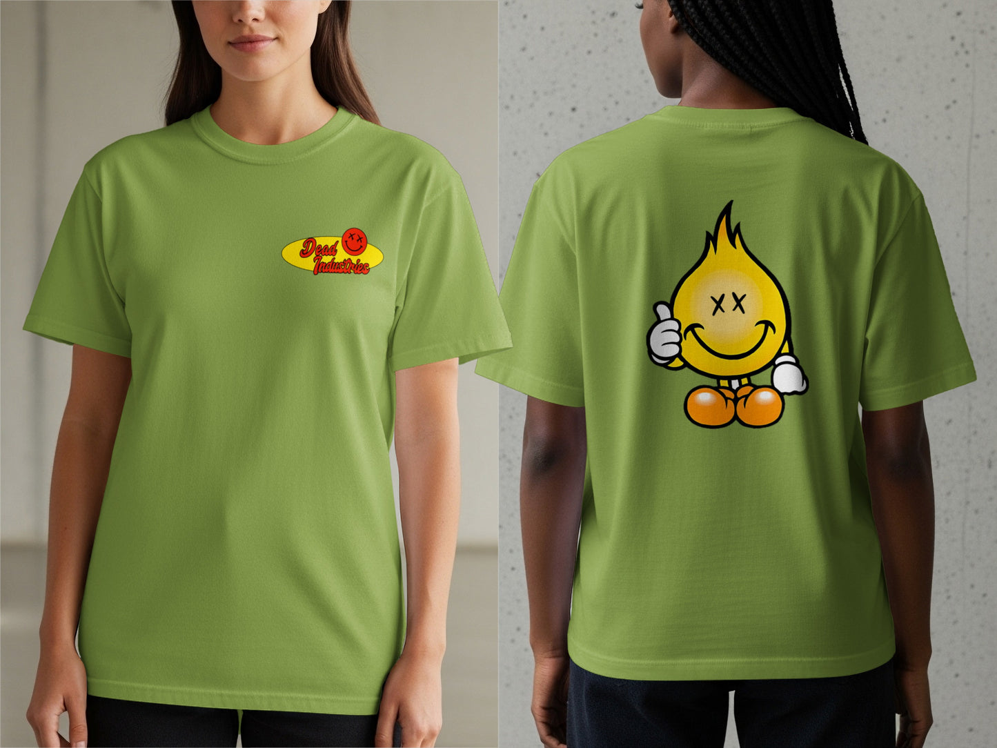 Fun Graphic Green Thumbs Up Character T-shirt product type