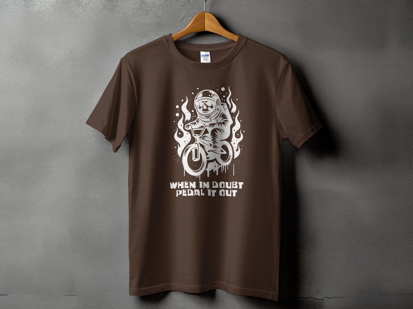When in Doubt Pedal It Out Bear Cycling Shirt product type