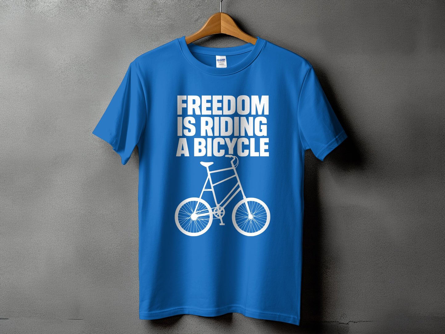 Freedom Is Riding A Bicycle Graphic T-Shirt product