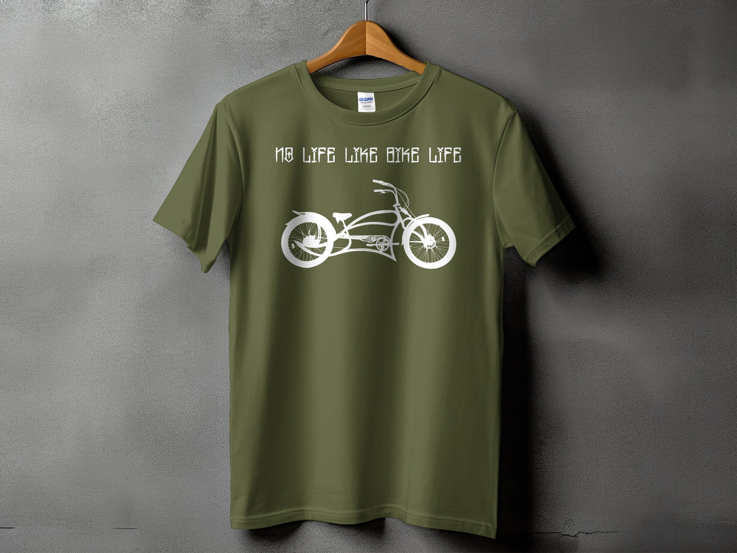 No Life Like Bike Life Green Graphic T-Shirt product