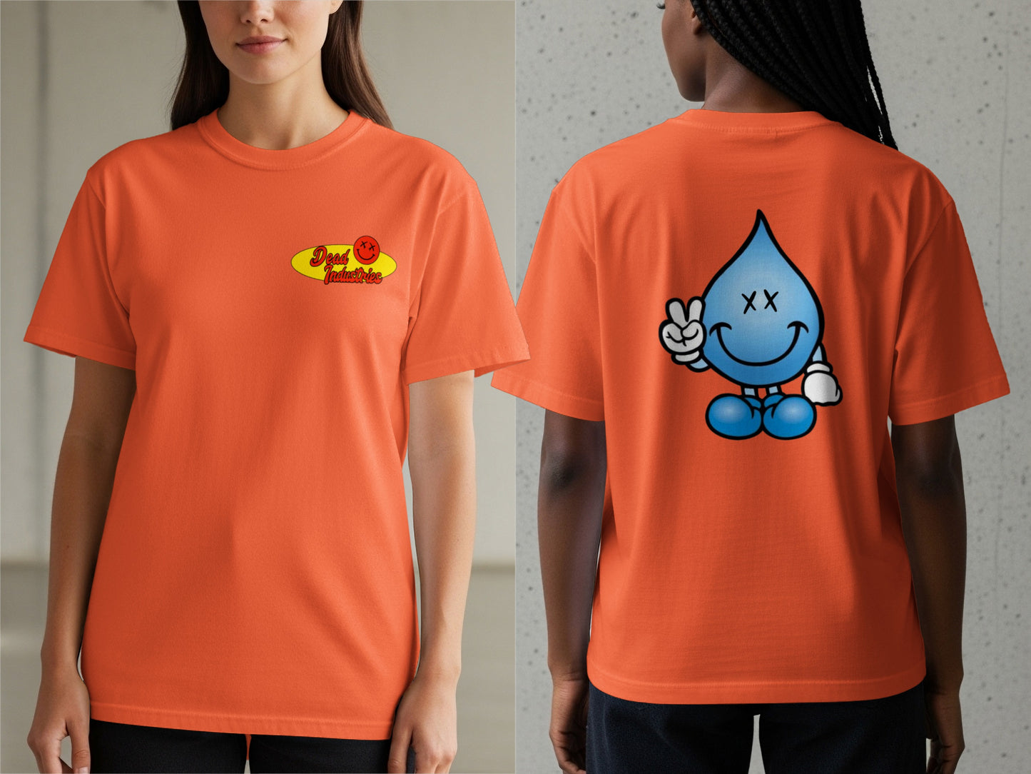 Trendy Smiley Face Graphic Printed T-shirt product type