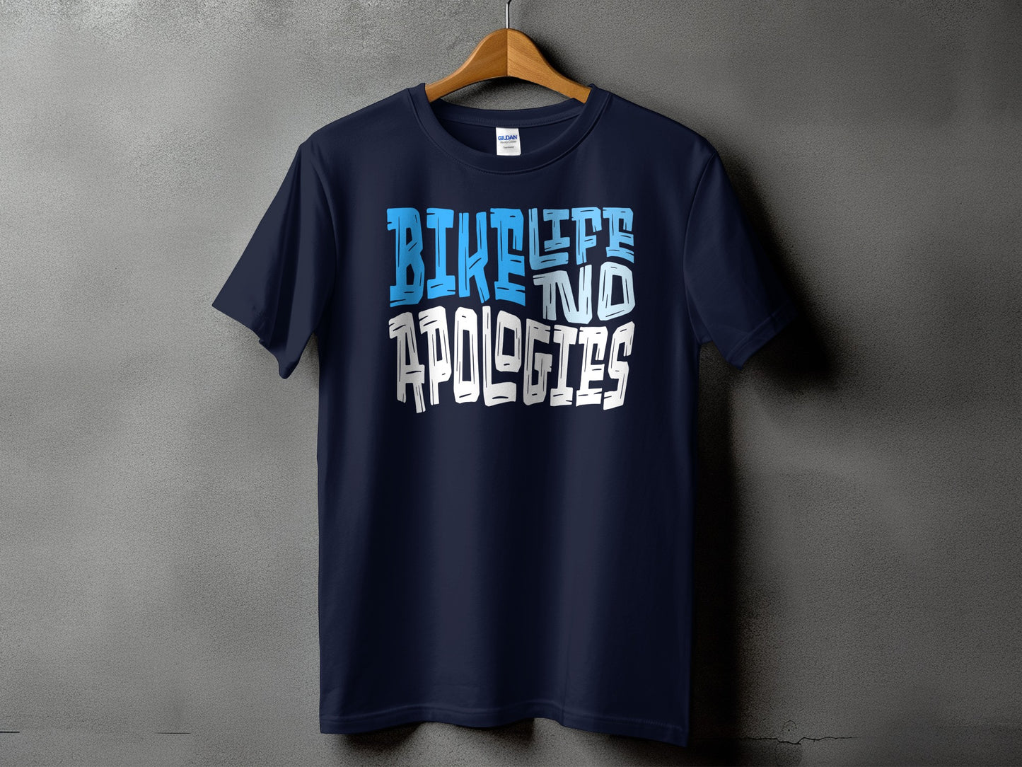 Blue Life No Apologies Graphic Tee shirt product type