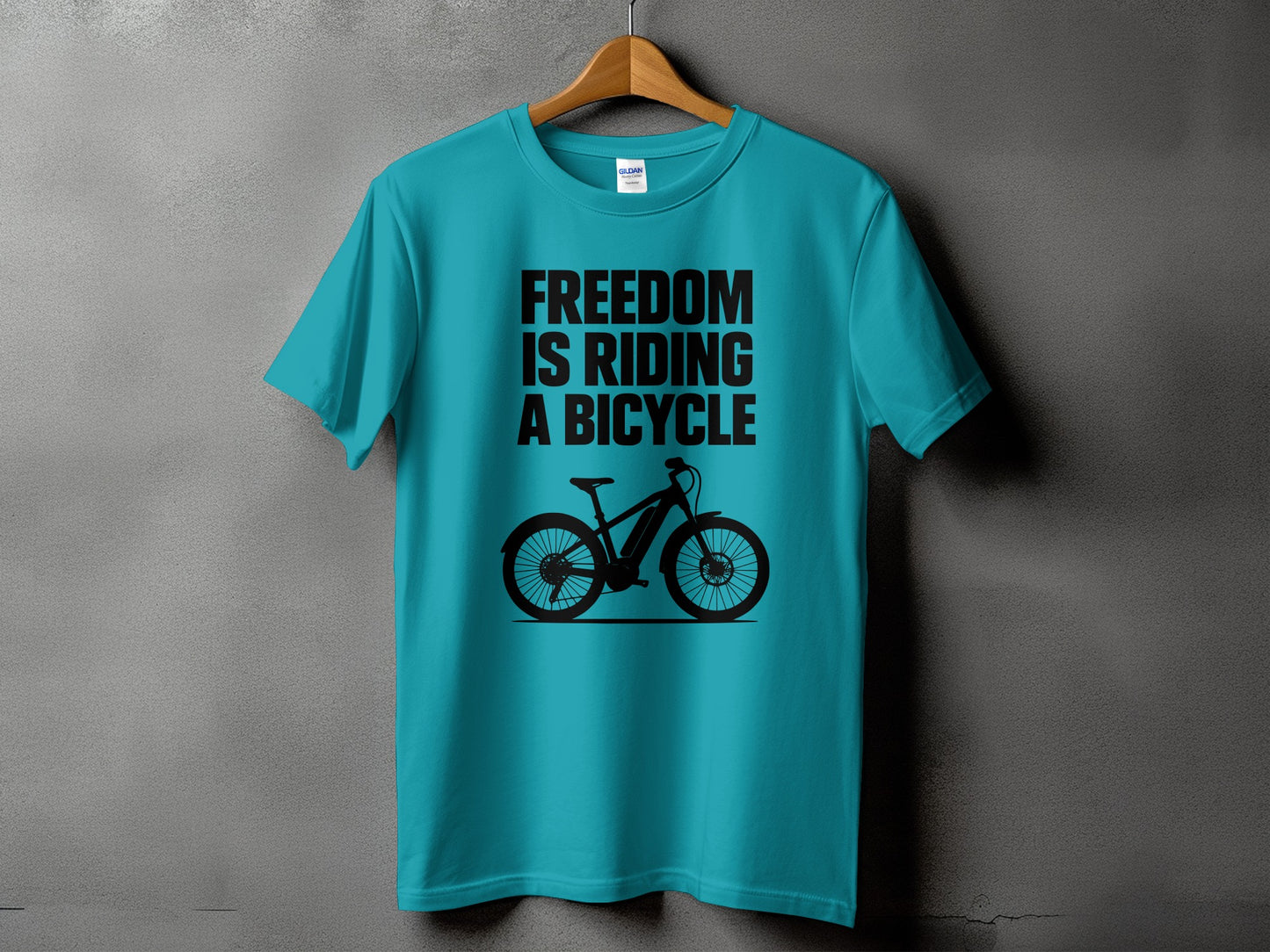 Freedom Is Riding a Bicycle Graphic T-shirt product type