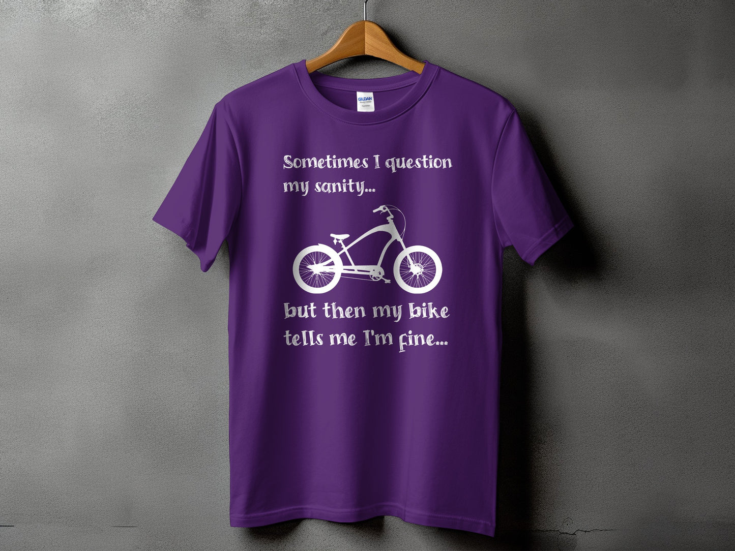 Sometimes I Question My Sanity Bike T-shirt product