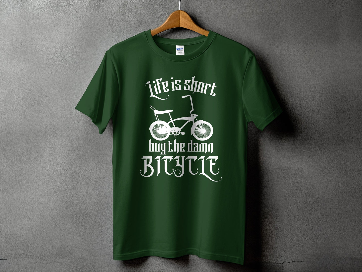 Life Is Short Buy the Damn Bicycle T-Shirt Product
