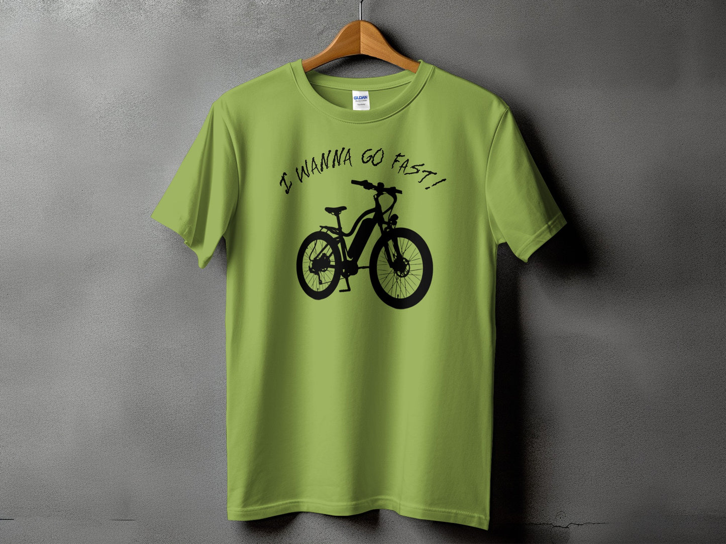 I Wanna Go Fast Bicycle Graphic T-Shirt product