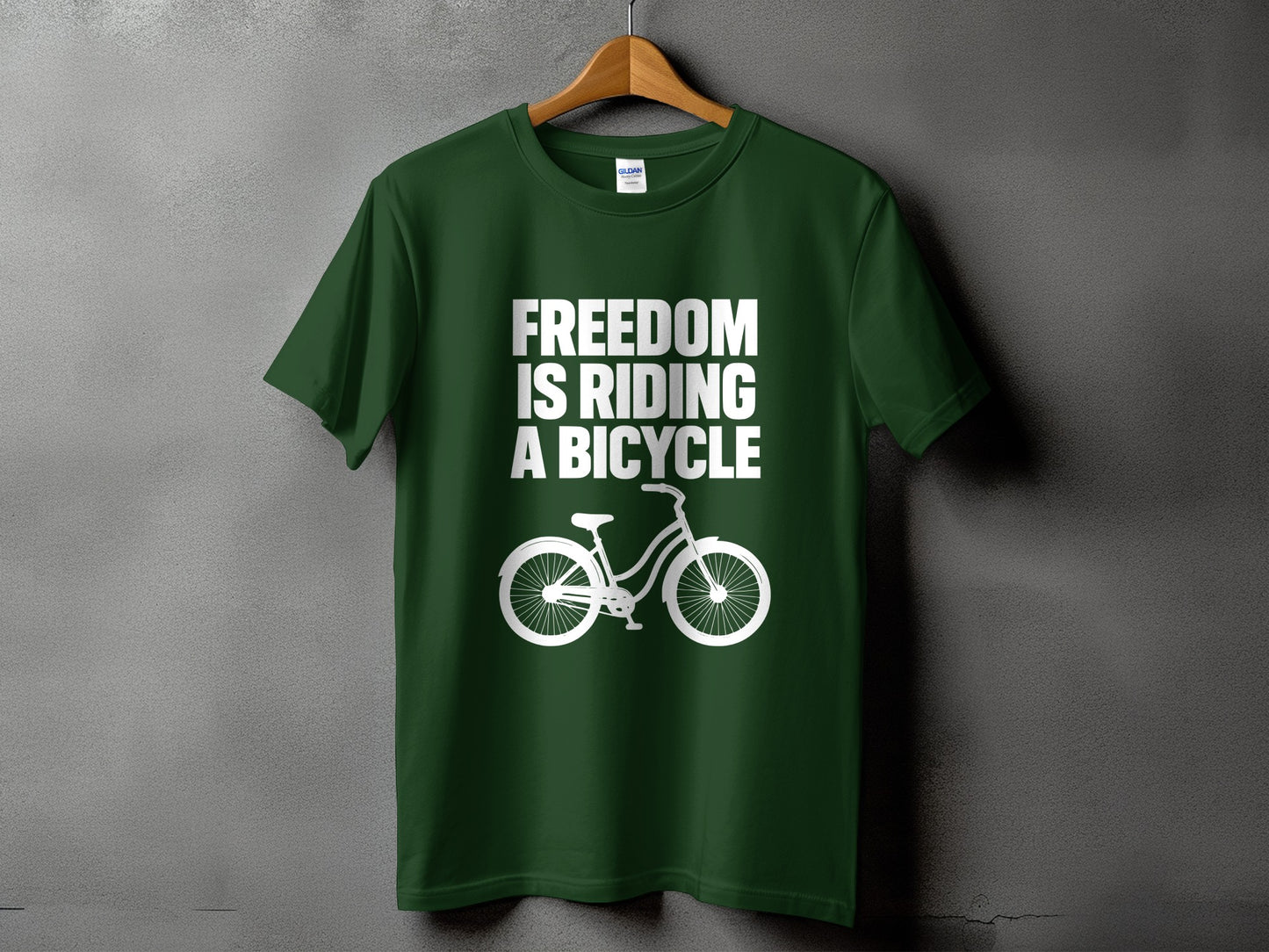 Freedom Is Riding a Bicycle T-Shirt product type