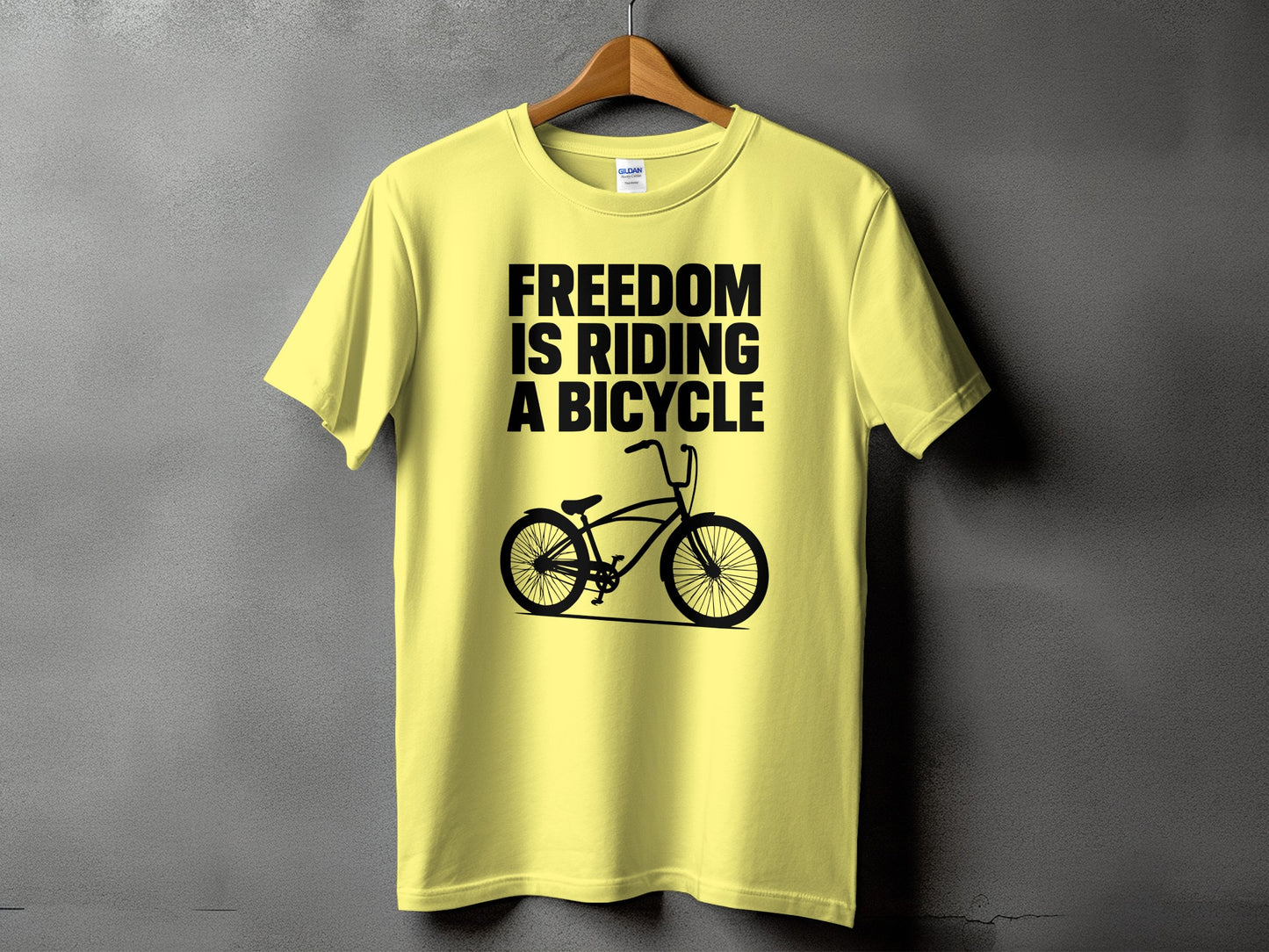 Freedom Is Riding A Bicycle T-Shirt product type