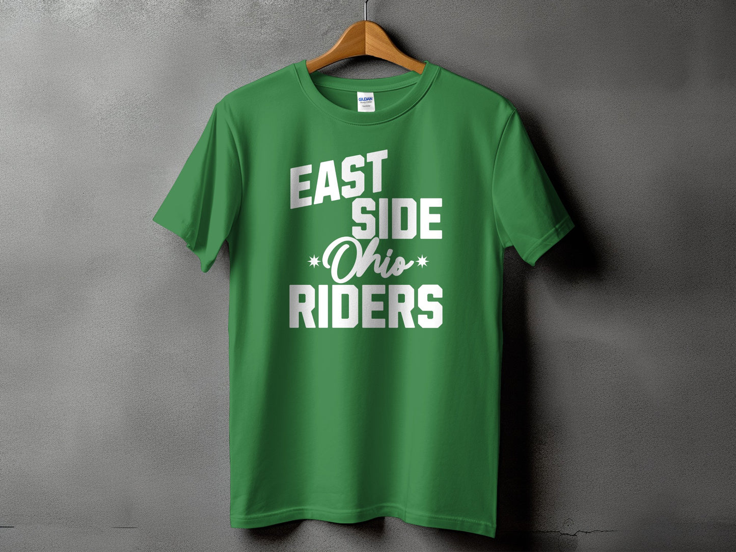 East Side Ohio Riders Green T-Shirt Sporty Apparel Product