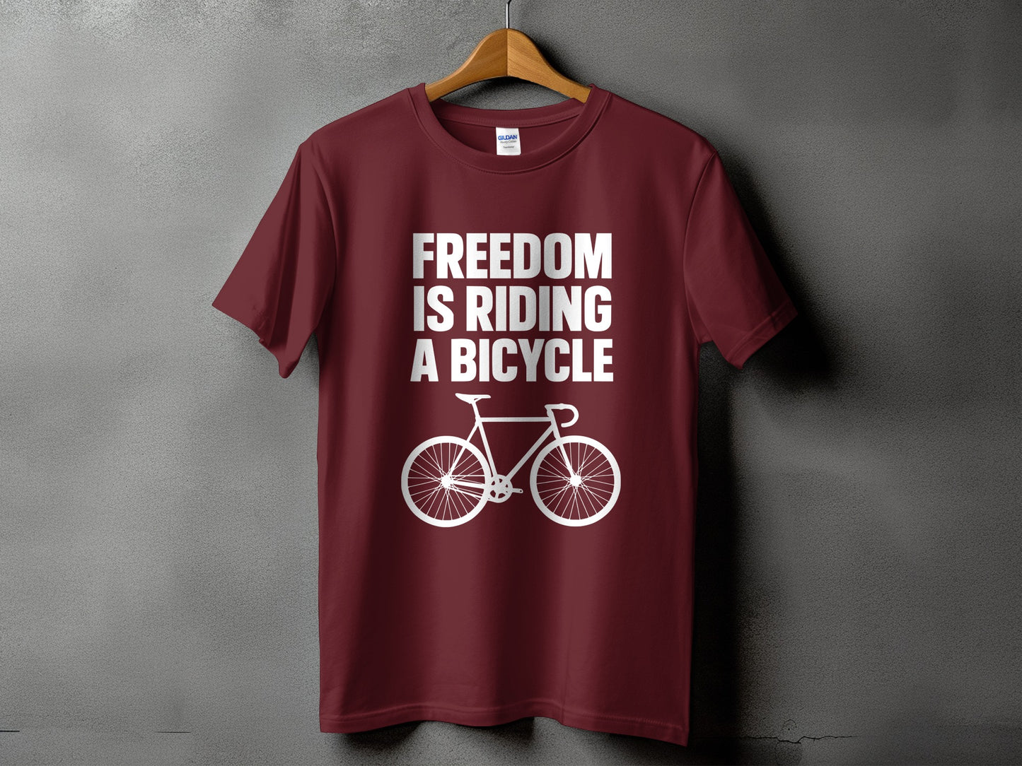 Freedom Is Riding A Bicycle T-shirt product type