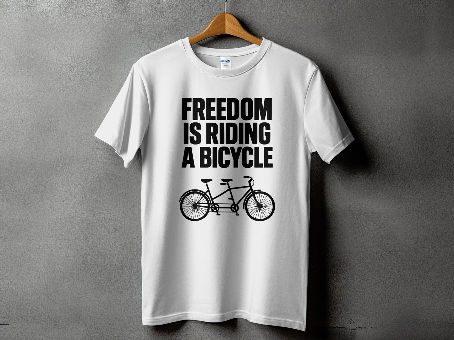 Freedom Is Riding A Bicycle T-shirt product