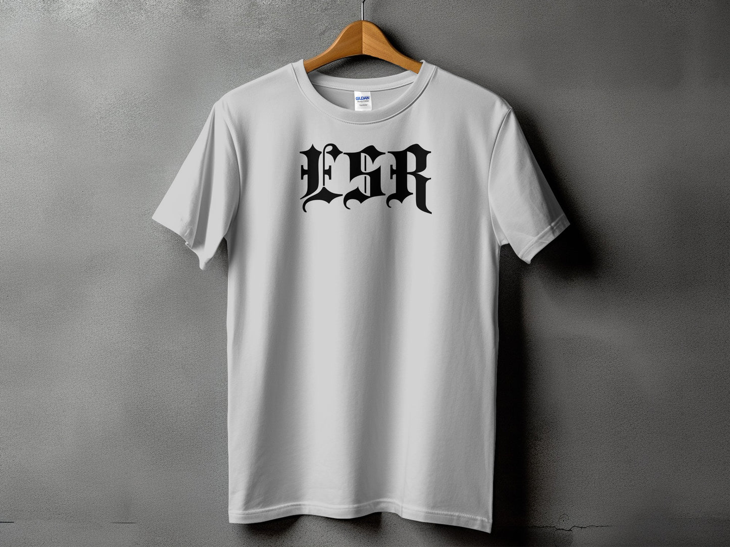 Stylish White T-Shirt with Bold FSR Design product type