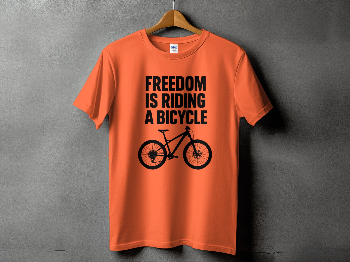 Freedom Is Riding A Bicycle Graphic T-Shirt product