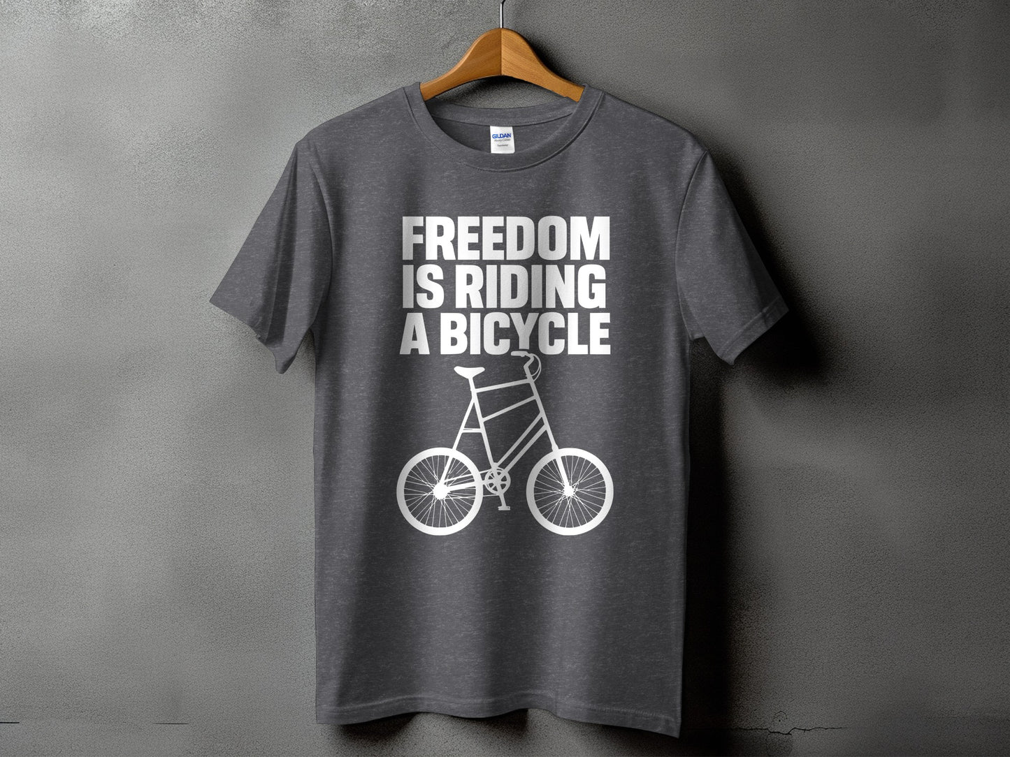 Freedom Is Riding a Bicycle Graphic T-Shirt product