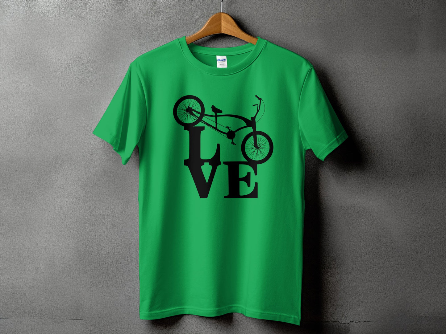 Love Bicycle Graphic Design T-Shirt apparel product