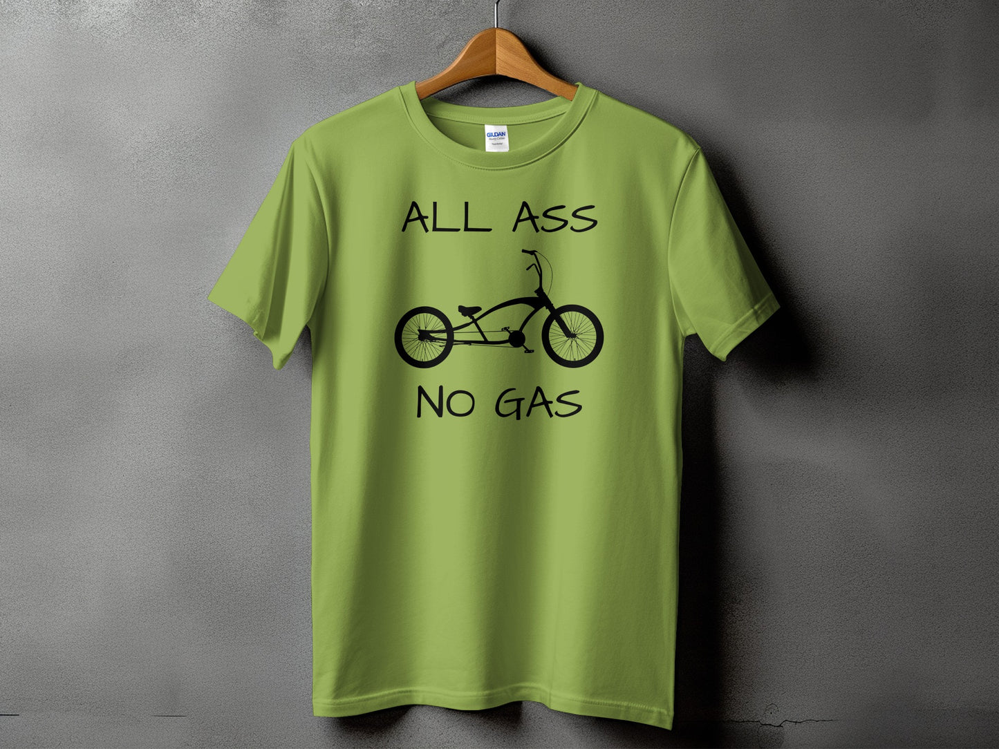 All Ass No Gas Graphic T-Shirt funny product type