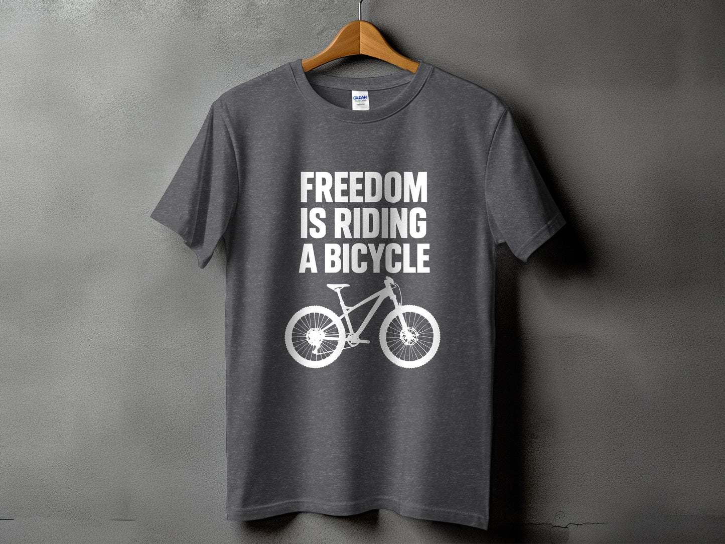 Freedom Is Riding A Bicycle Graphic T-Shirt product